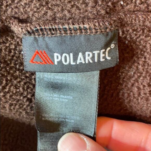 The North Face Polartec Brown Fleece Zip Up Medium - Picture 10 of 11